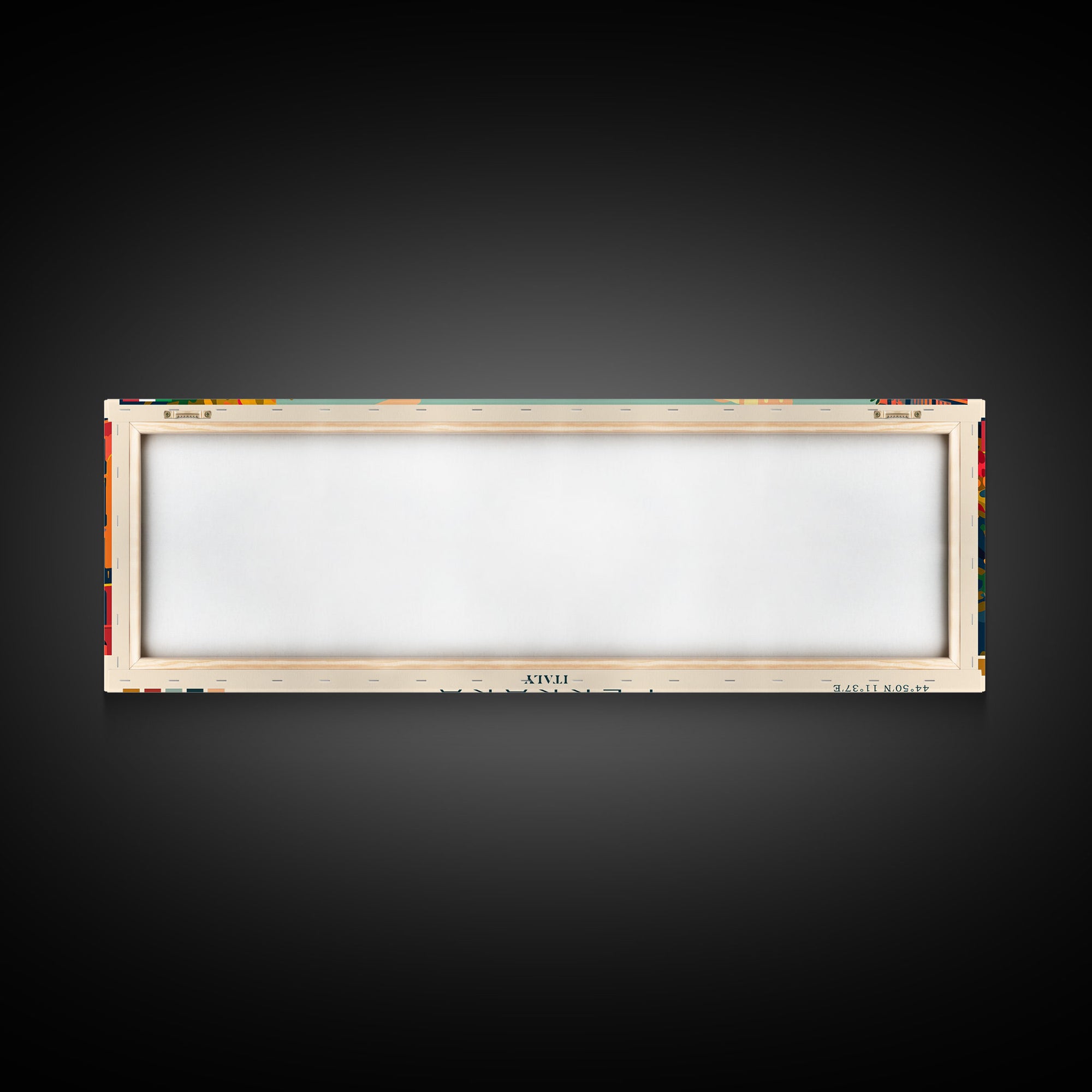 Ferrara Italy Travel Art, City Art, Framed Canvas Print or Metal Wall Art, Europe Travel Poster, Panoramic Wall Art, Extra Wide Wall Art