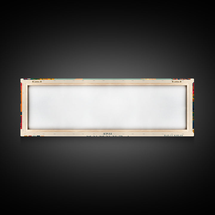 Ferrara Italy Travel Art, City Art, Framed Canvas Print or Metal Wall Art, Europe Travel Poster, Panoramic Wall Art, Extra Wide Wall Art