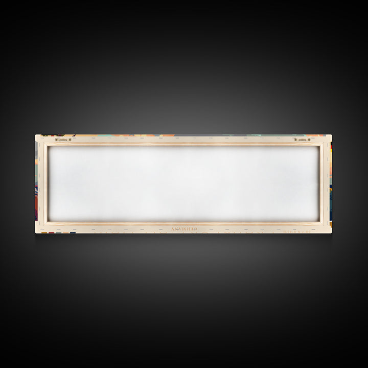 Frankfurt Germany Travel Print Wall Art, Panoramic City Art, Travel Art, Wall Decor, Vacation Gift, Framed Canvas Print Or Metal Art