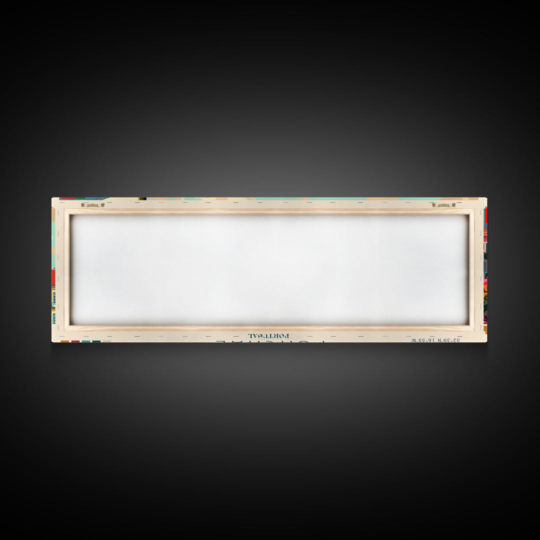 Funchal Portugal Travel Print Wall Art, Panoramic City Art, Travel Art, Wall Decor, Vacation Gift, Framed Canvas Print Or Metal Art