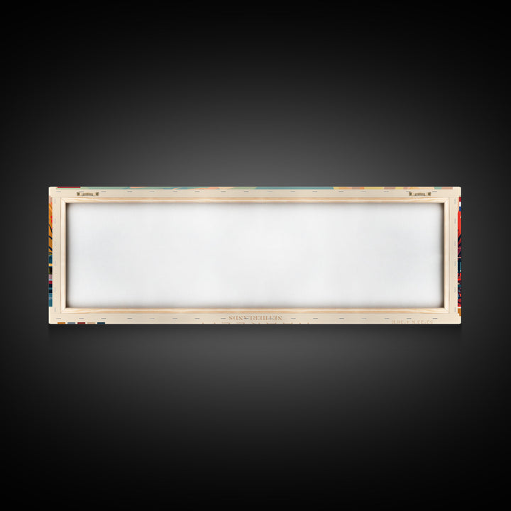 Haarlem Netherlands Travel Art, City Art, Framed Canvas Print or Metal Wall Art, Europe Travel Poster, Panoramic Wall Art, Extra Wide Wall Art