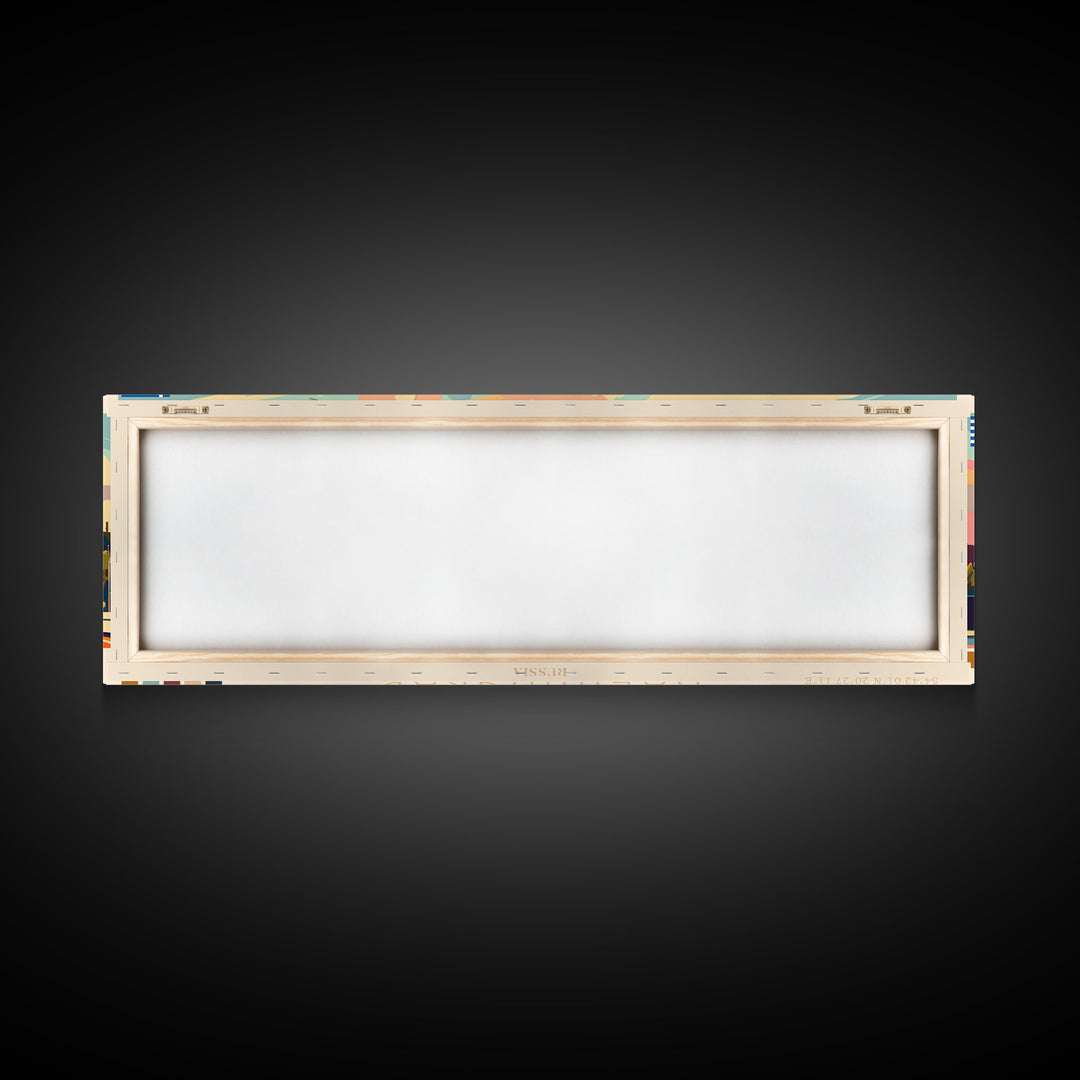 Kaliningrad Russia Travel Print Wall Art, Panoramic City Art, Travel Art, Wall Decor, Vacation Gift, Framed Canvas Print Or Metal Art