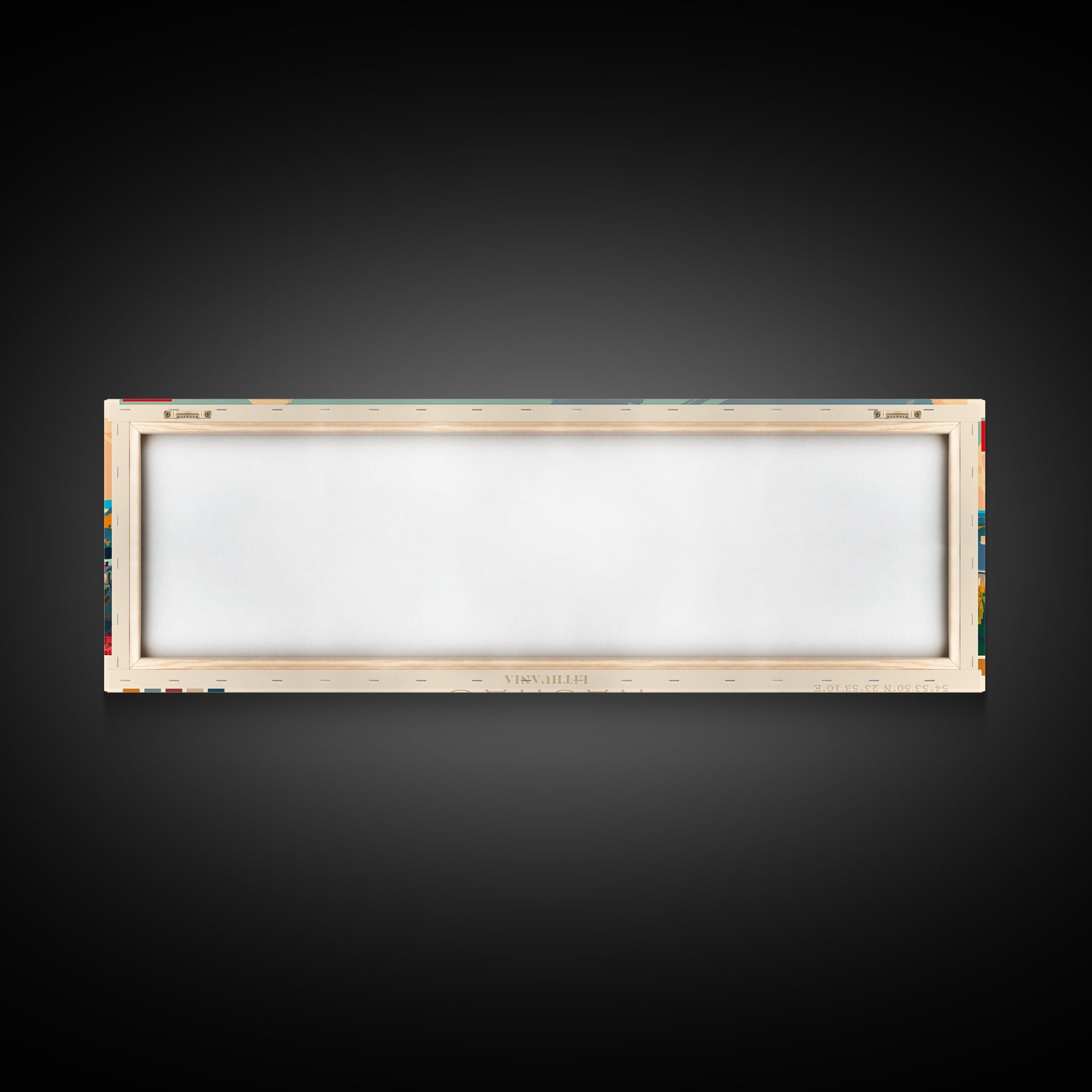 Kaunas Lithuania Travel Print Wall Art, Panoramic City Art, Travel Art, Wall Decor, Vacation Gift, Framed Canvas Print Or Metal Art