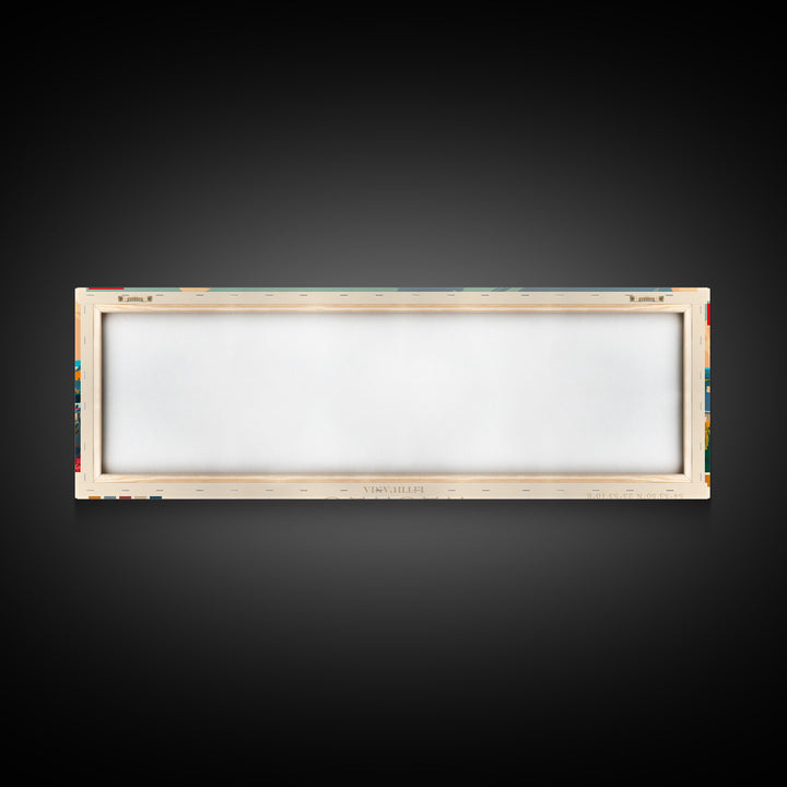 Kaunas Lithuania Travel Print Wall Art, Panoramic City Art, Travel Art, Wall Decor, Vacation Gift, Framed Canvas Print Or Metal Art