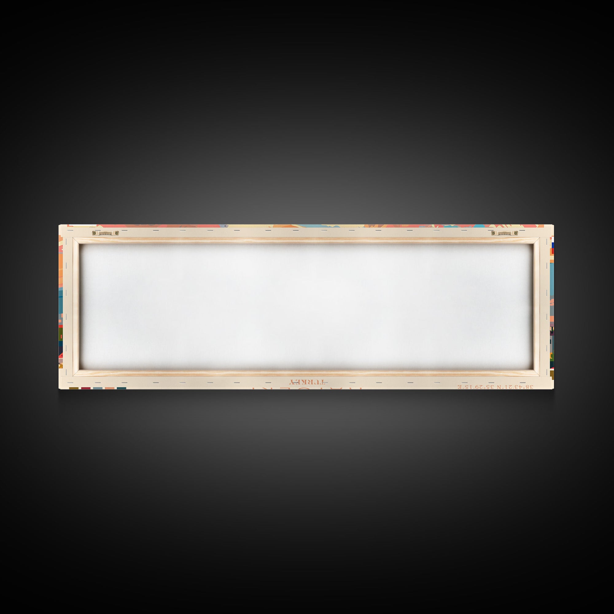 Kayseri Turkey Travel Art, City Art, Framed Canvas Print or Metal Wall Art, Europe Travel Poster, Panoramic Wall Art, Extra Wide Wall Art