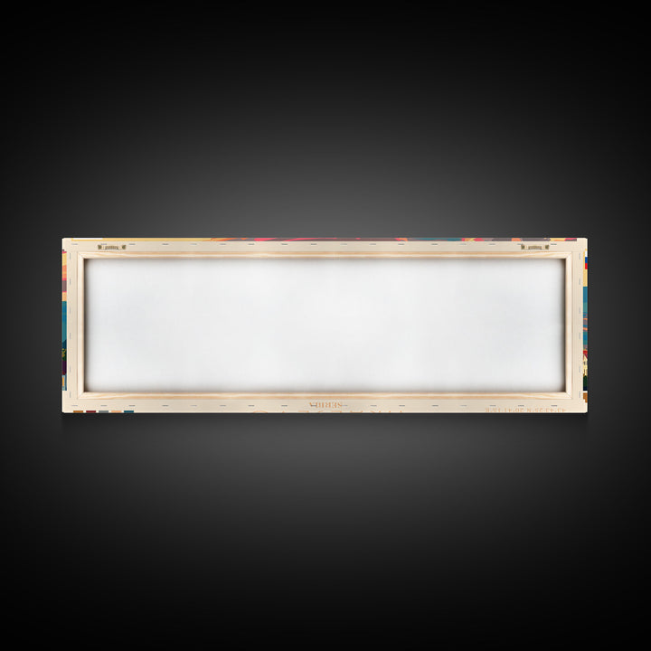 Kraljevo Serbia Panoramic Travel Poster, Framed Canvas Print or Metal Wall Art, Travel Art, Home Decor, Panoramic Painting, Midcentury Art
