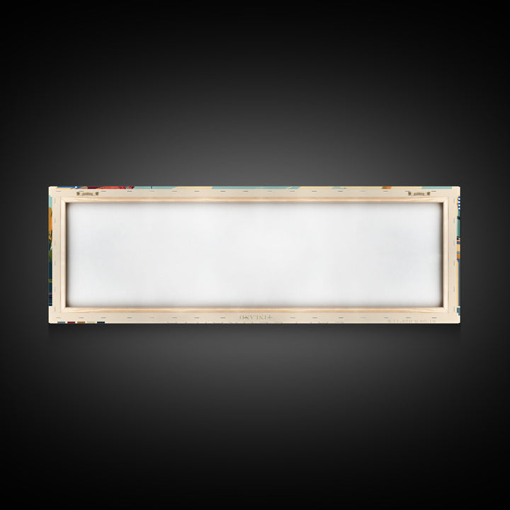 Lappeenranta Finland Wall Art, Panoramic Travel Poster, Panoramic Framed Canvas Print, City Wall Art, Wall Hanging Home Decor, Travel Art