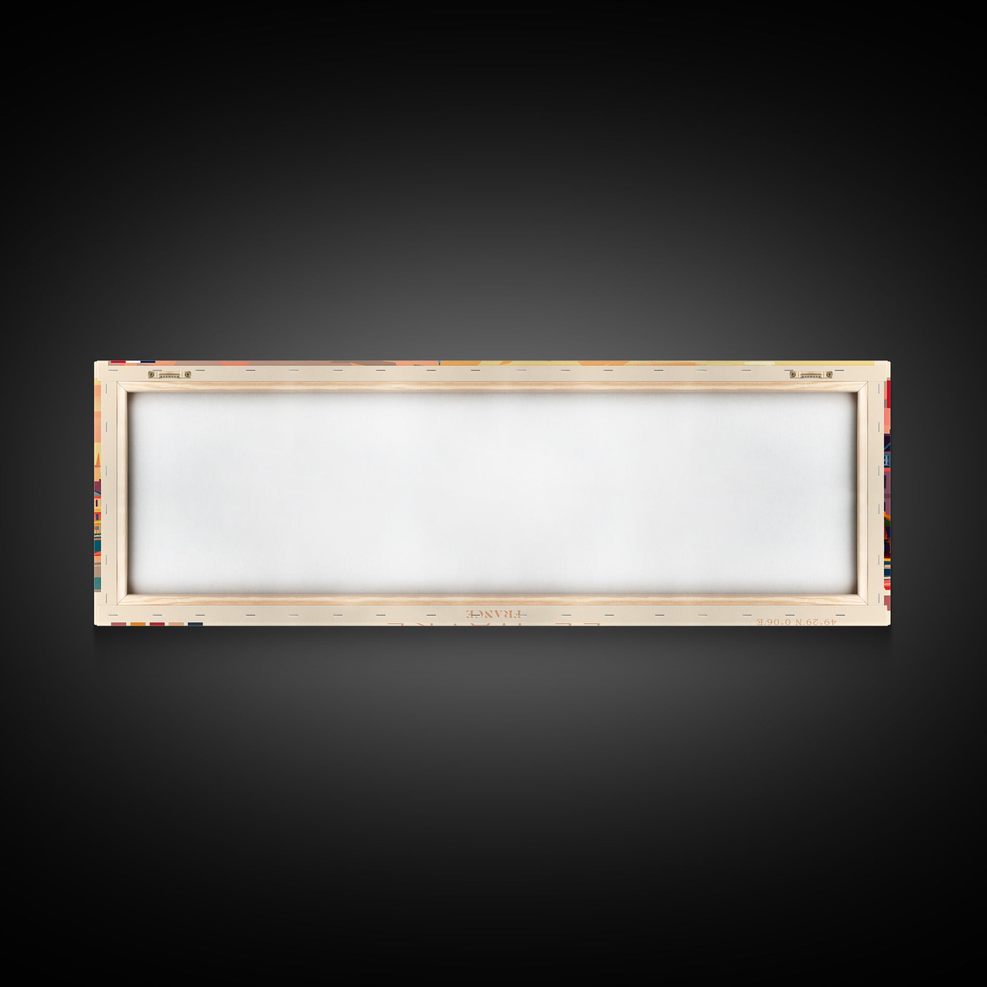 Le Havre France Panoramic Travel Poster, Framed Canvas Print or Metal Wall Art, Travel Art, Home Decor, Panoramic Painting, Midcentury Art