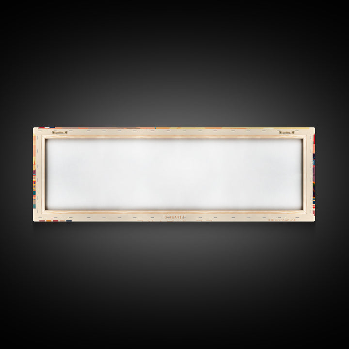 Le Havre France Panoramic Travel Poster, Framed Canvas Print or Metal Wall Art, Travel Art, Home Decor, Panoramic Painting, Midcentury Art