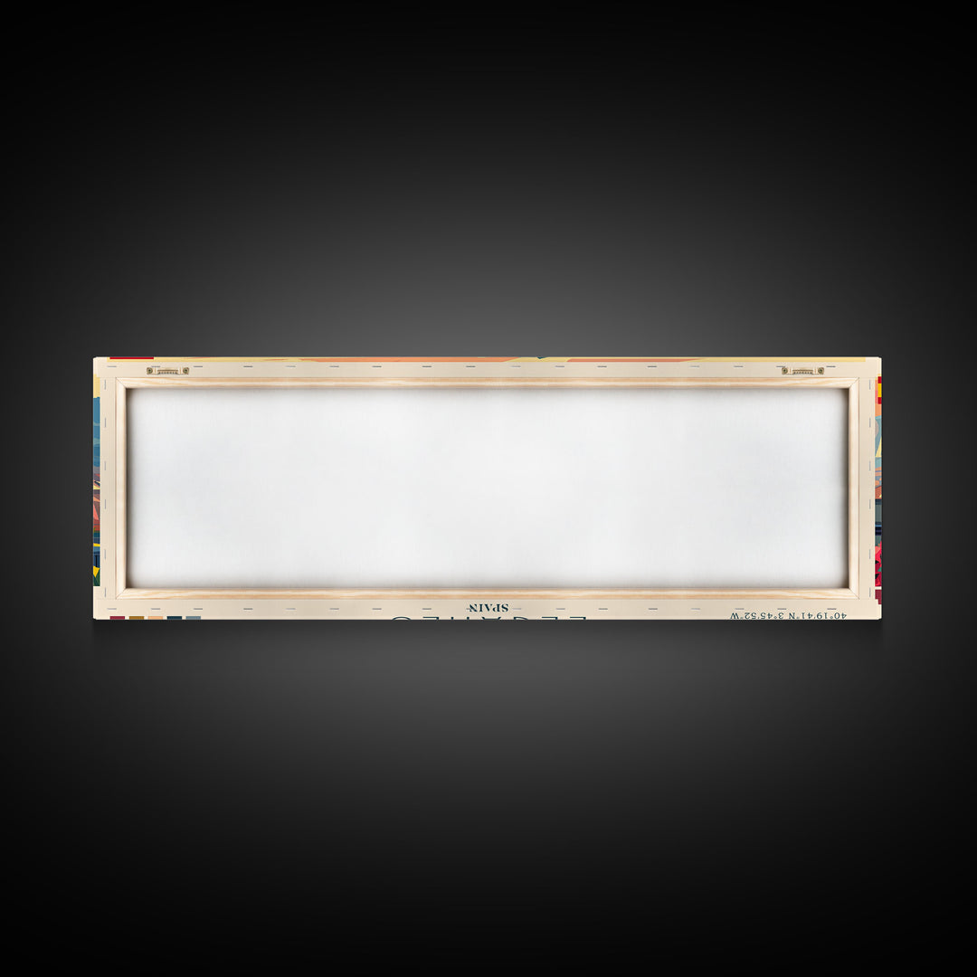 Leganes Spain Travel Print Wall Art, Panoramic City Art, Travel Art, Wall Decor, Vacation Gift, Framed Canvas Print Or Metal Art