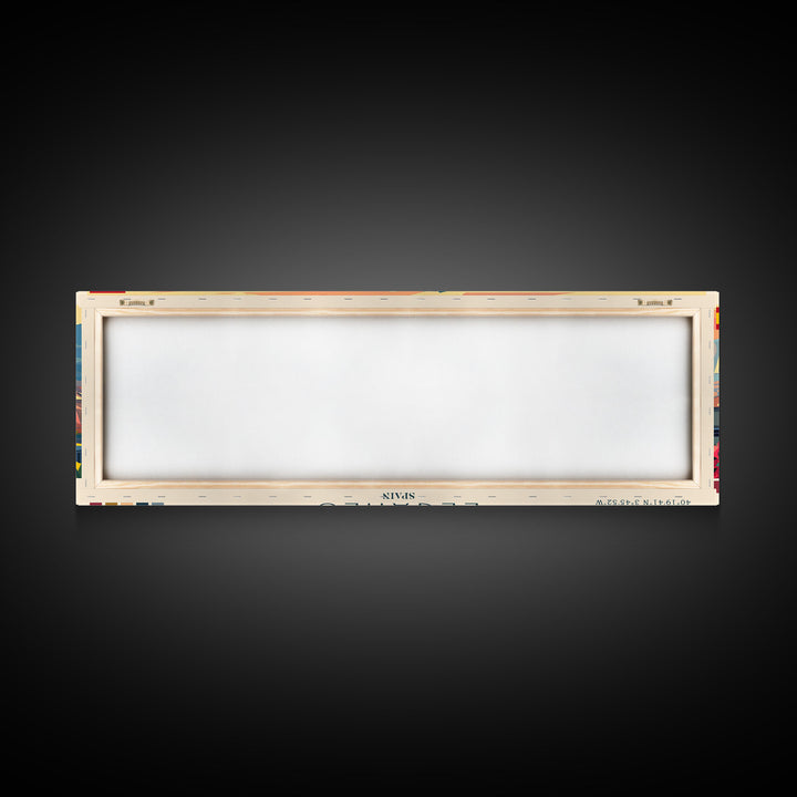 Leganes Spain Travel Print Wall Art, Panoramic City Art, Travel Art, Wall Decor, Vacation Gift, Framed Canvas Print Or Metal Art