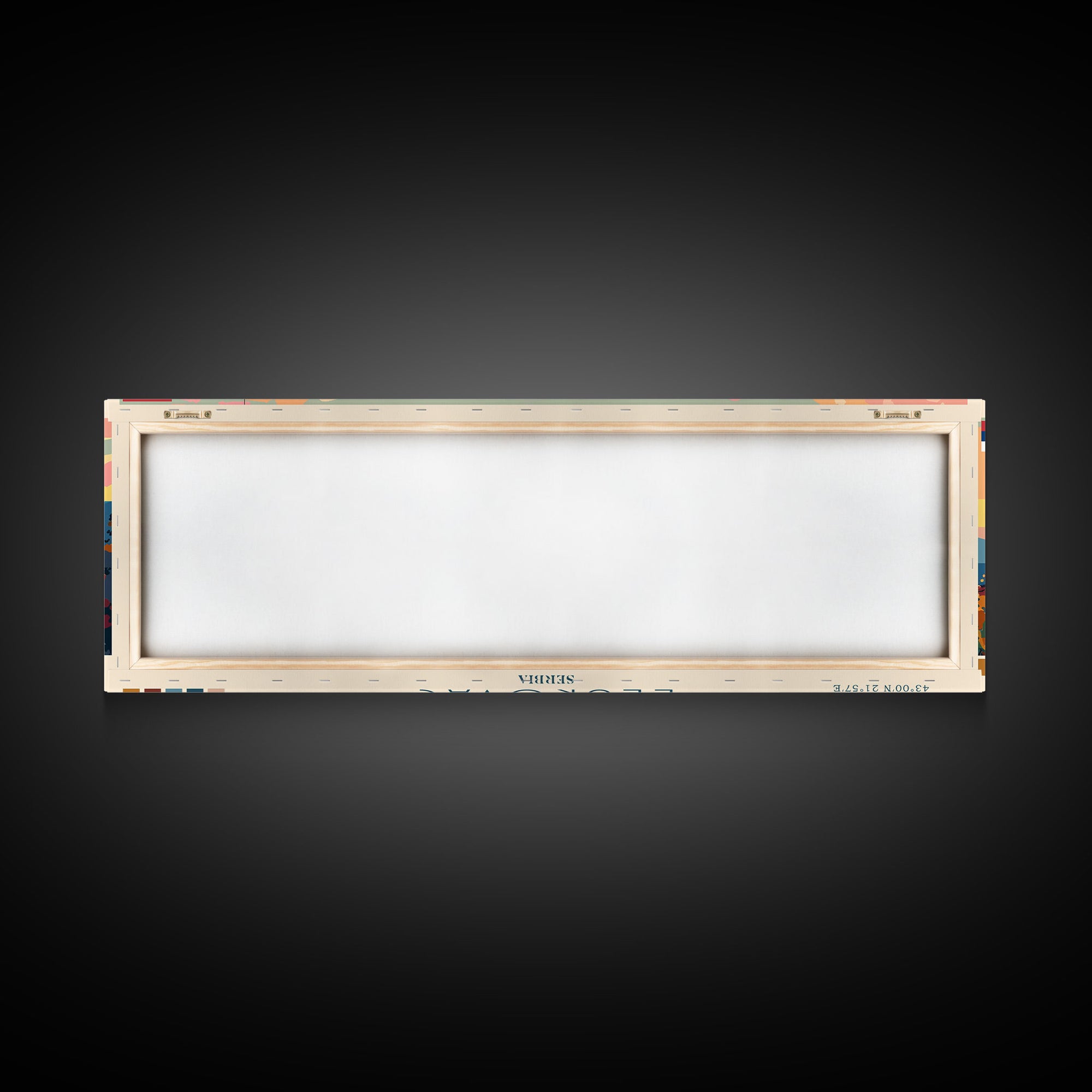 Leskovac Serbia Wall Art, Panoramic Travel Poster, Panoramic Framed Canvas Print, City Wall Art, Wall Hanging Home Decor, Travel Art