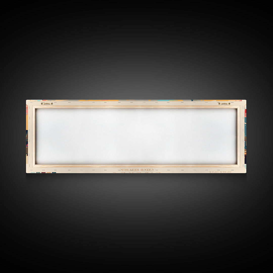 Liberec Czech Republic Travel Art, City Art, Framed Canvas Print or Metal Wall Art, Europe Travel Poster, Panoramic Wall Art, Extra Wide Wall Art