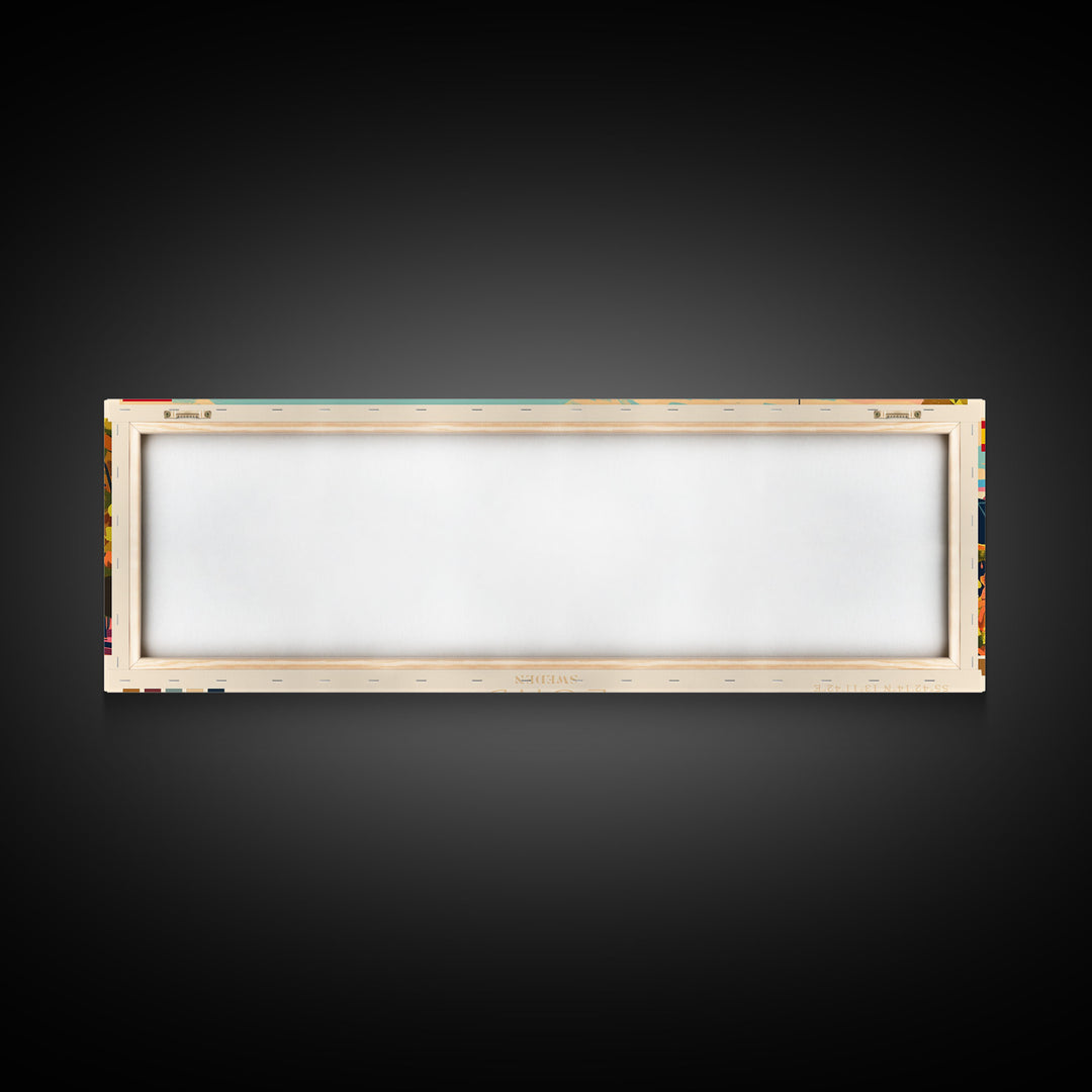 Lund Sweden Travel Print Wall Art, Panoramic City Art, Travel Art, Wall Decor, Vacation Gift, Framed Canvas Print Or Metal Art