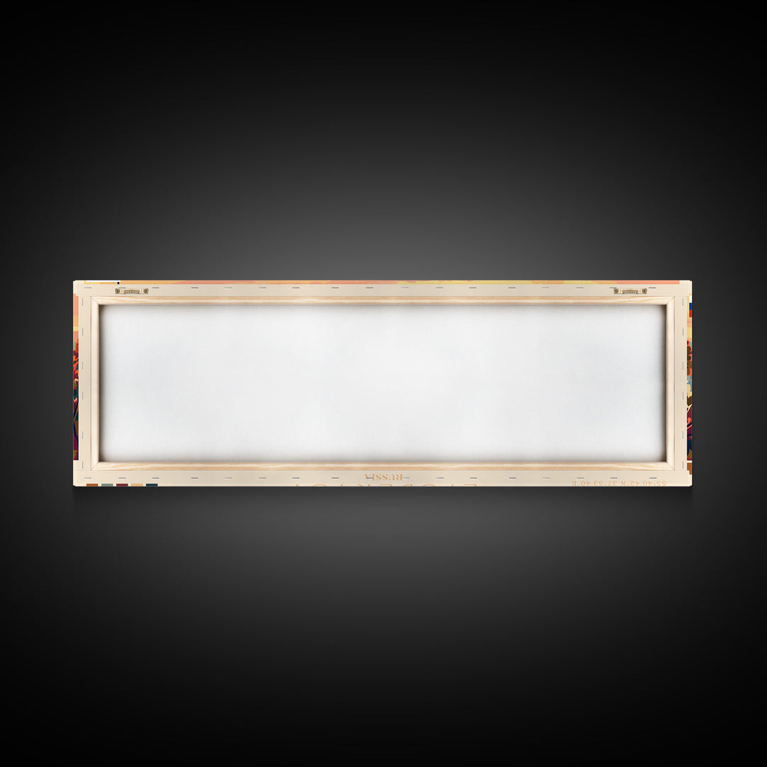 Lyubertsy Russia Travel Art, City Art, Framed Canvas Print or Metal Wall Art, Europe Travel Poster, Panoramic Wall Art, Extra Wide Wall Art