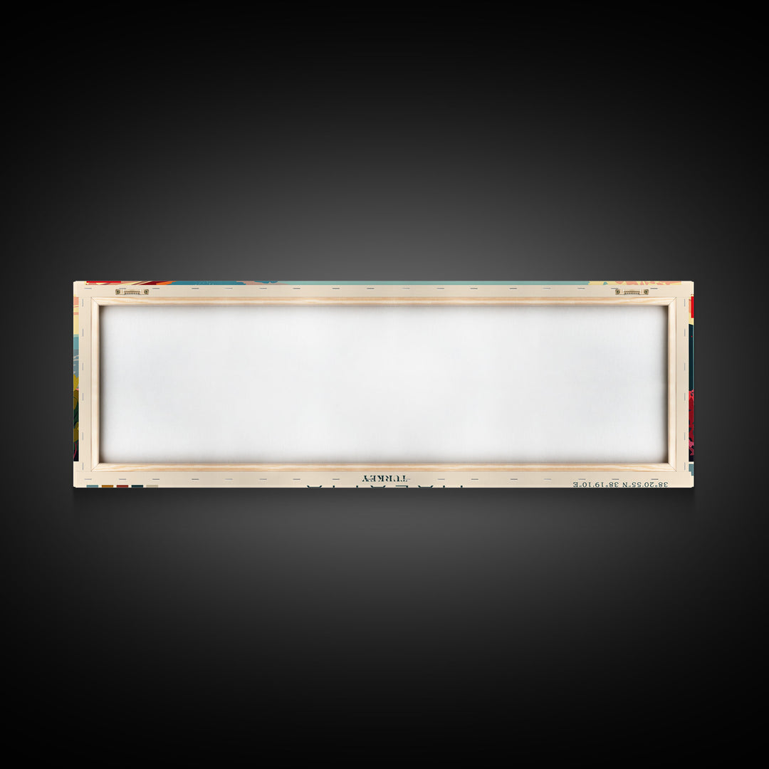 Malatya Turkey Travel Print Wall Art, Panoramic City Art, Travel Art, Wall Decor, Vacation Gift, Framed Canvas Print Or Metal Art