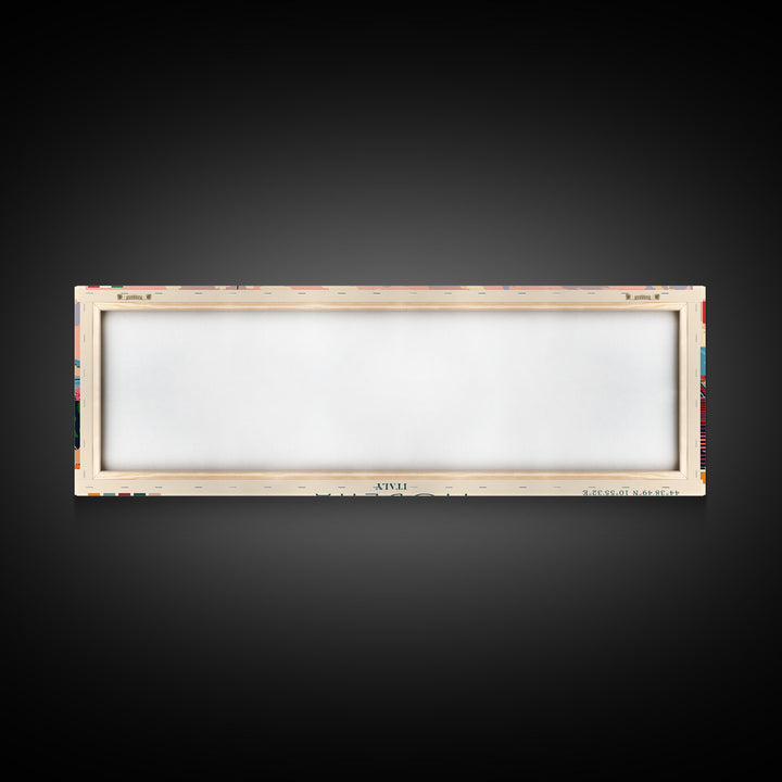 Modena Italy Travel Print Wall Art, Panoramic City Art, Travel Art, Wall Decor, Vacation Gift, Framed Canvas Print Or Metal Art