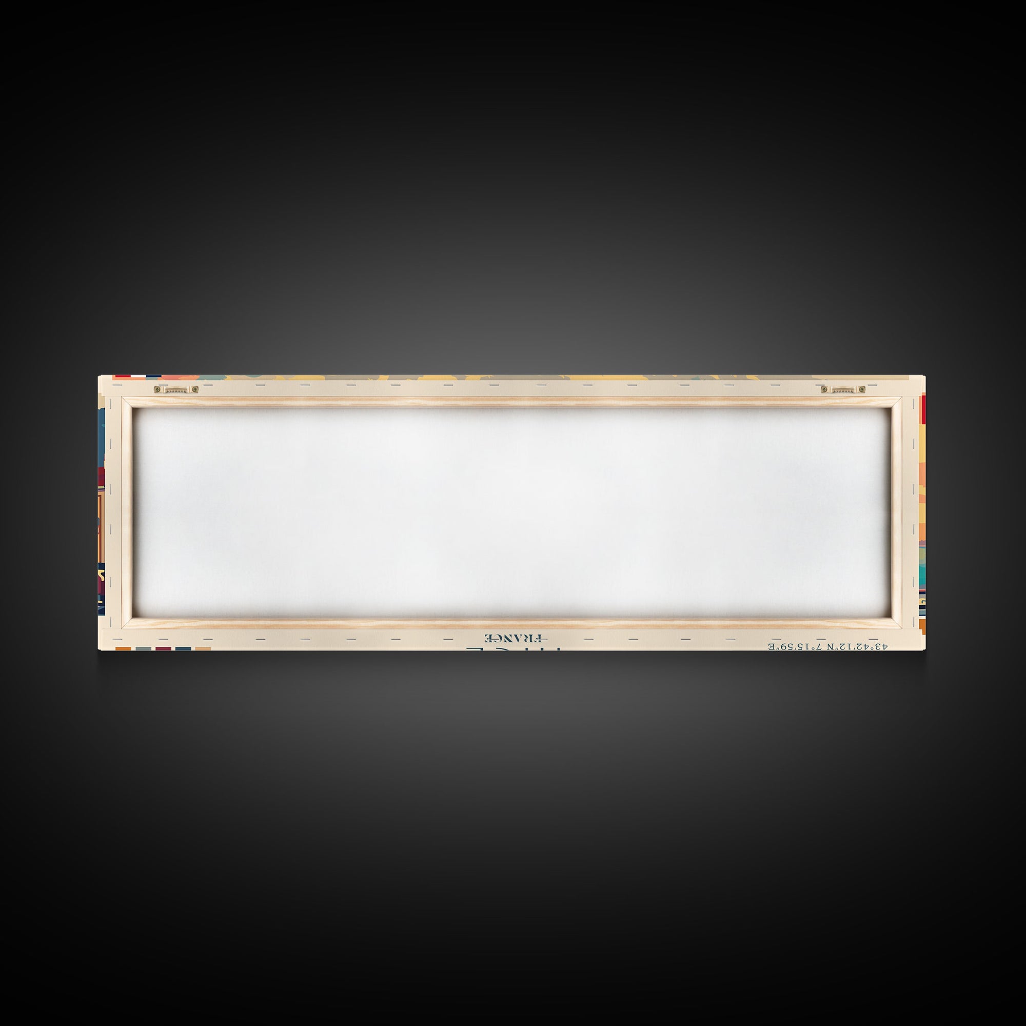 Nice France Travel Art, City Art, Framed Canvas Print or Metal Wall Art, Europe Travel Poster, Panoramic Wall Art, Extra Wide Wall Art