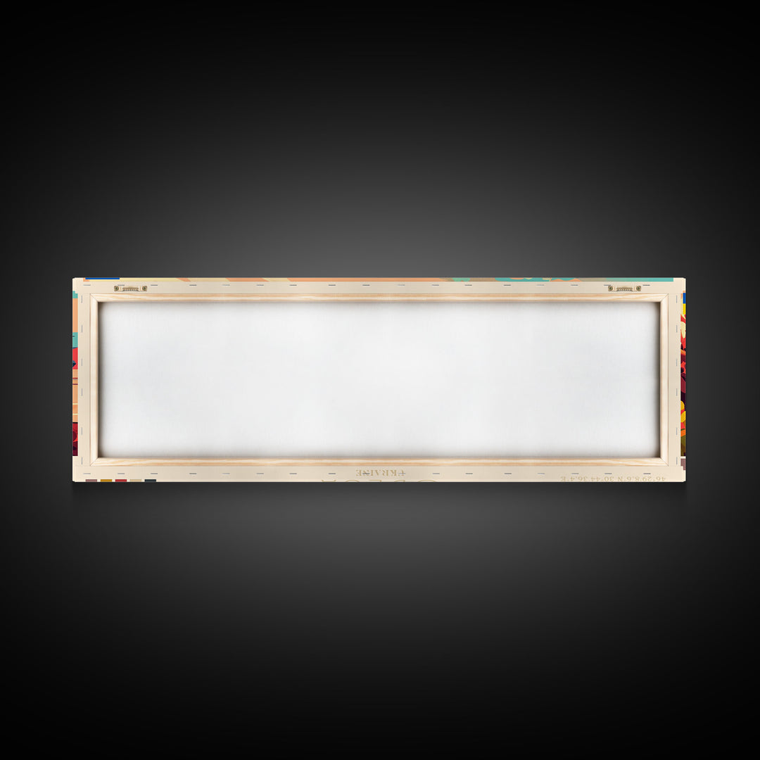 Odesa Ukraine Travel Print Wall Art, Panoramic City Art, Travel Art, Wall Decor, Vacation Gift, Framed Canvas Print Or Metal Art