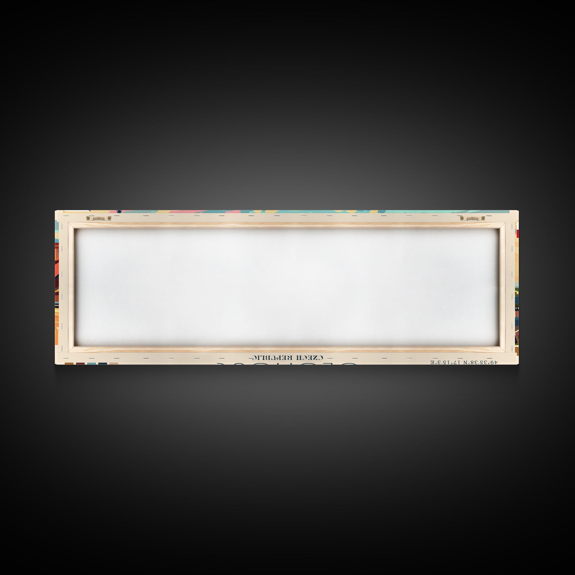 Olomouc Czech Republic Travel Art, City Art, Framed Canvas Print or Metal Wall Art, Europe Travel Poster, Panoramic Wall Art, Extra Wide Wall Art