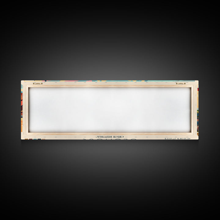 Olomouc Czech Republic Travel Art, City Art, Framed Canvas Print or Metal Wall Art, Europe Travel Poster, Panoramic Wall Art, Extra Wide Wall Art