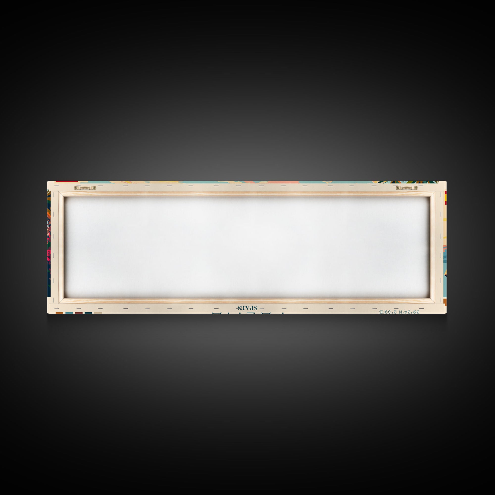 Palma Spain Travel Art, City Art, Framed Canvas Print or Metal Wall Art, Europe Travel Poster, Panoramic Wall Art, Extra Wide Wall Art