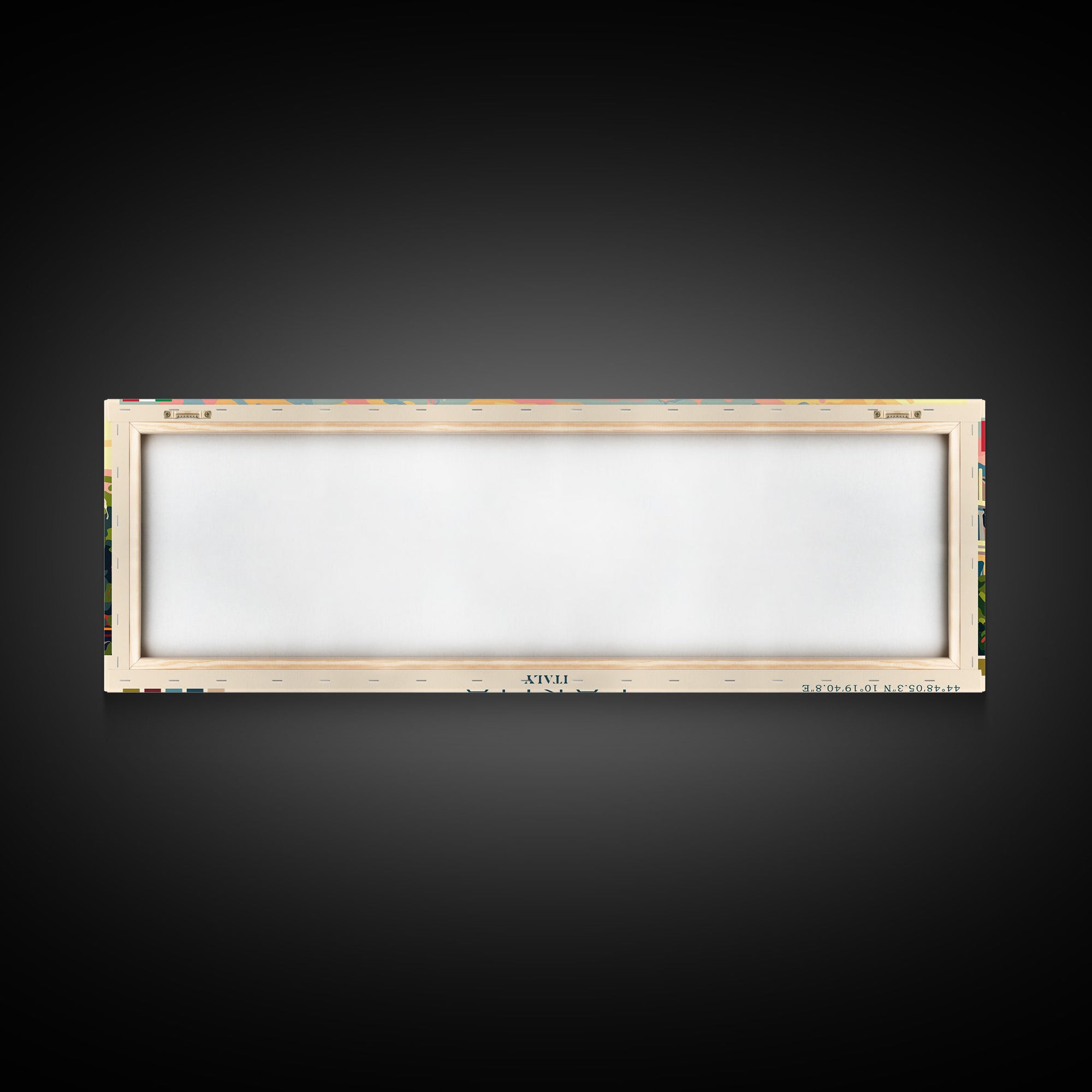 Parma Italy Wall Art, Panoramic Travel Poster, Panoramic Framed Canvas Print, City Wall Art, Wall Hanging Home Decor, Travel Art