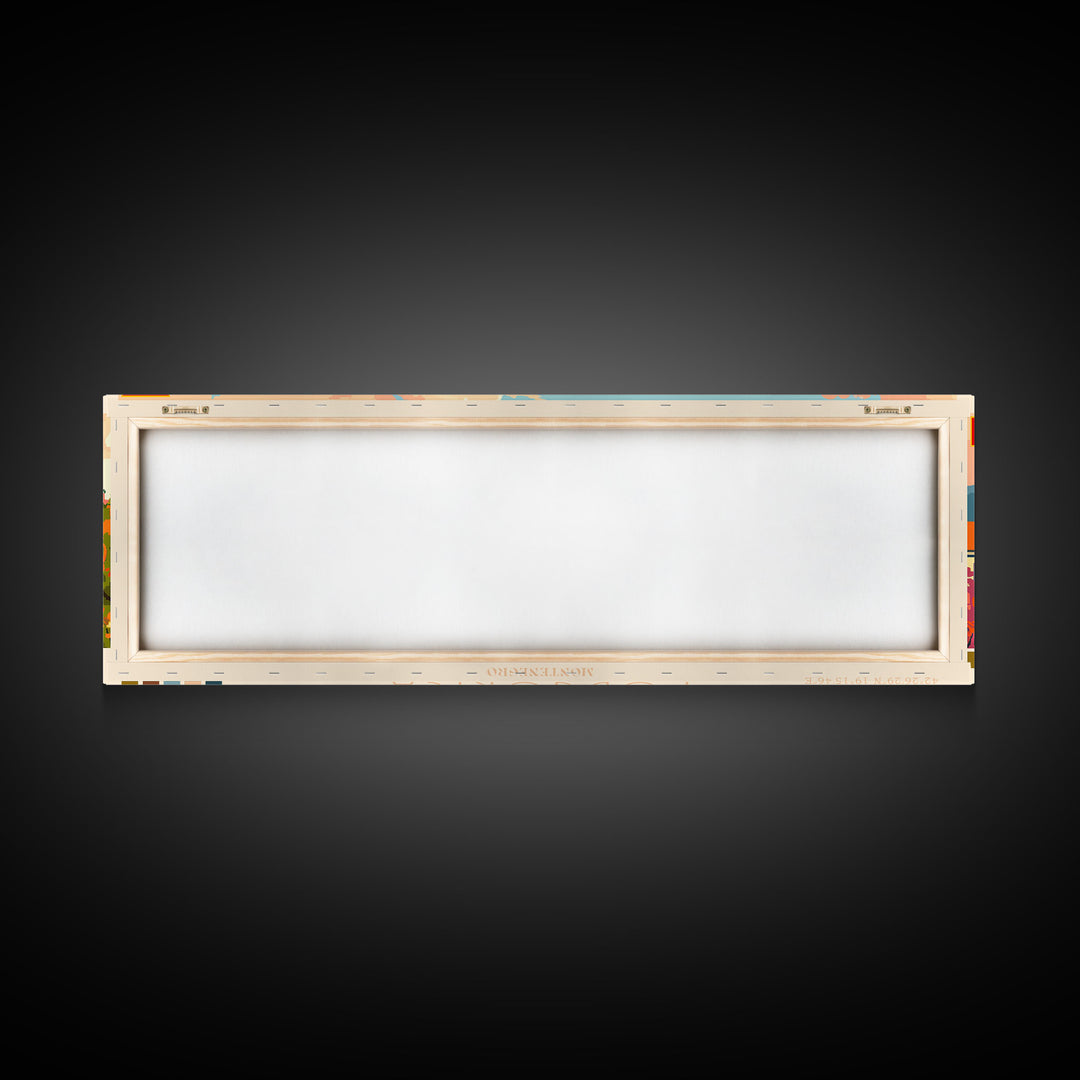 Podgorica Montenegro Travel Art, City Art, Framed Canvas Print or Metal Wall Art, Europe Travel Poster, Panoramic Wall Art, Extra Wide Wall Art