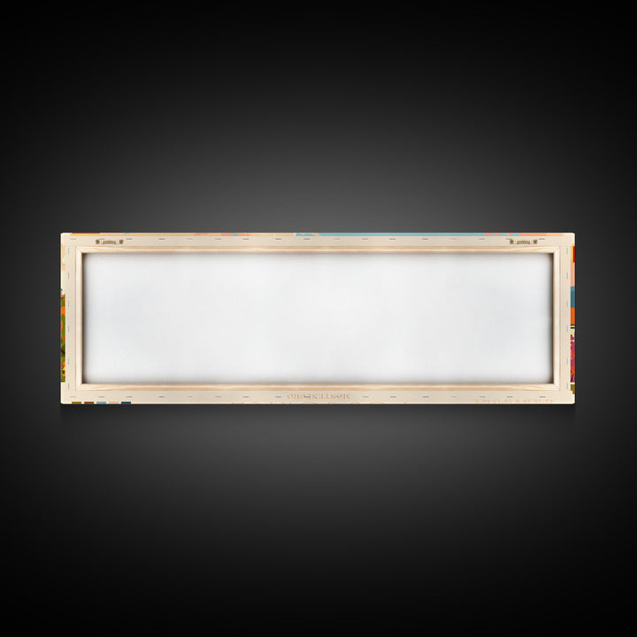 Podgorica Montenegro Travel Art, City Art, Framed Canvas Print or Metal Wall Art, Europe Travel Poster, Panoramic Wall Art, Extra Wide Wall Art