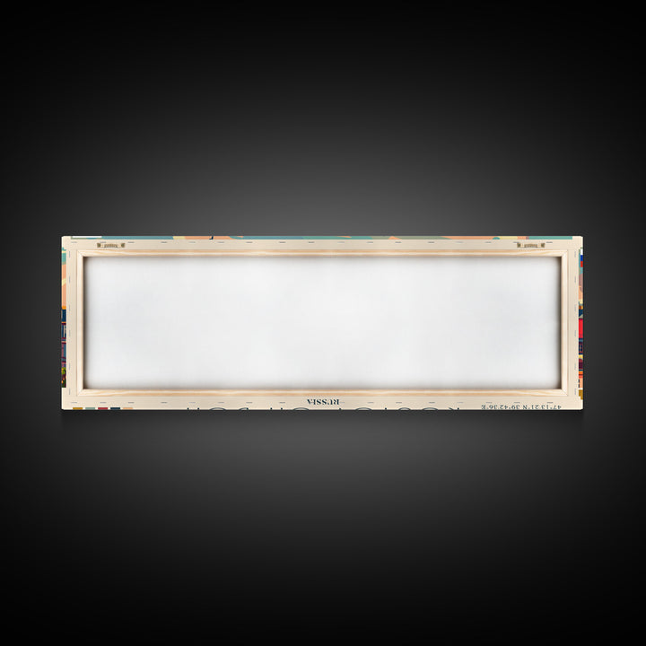 Rostov on Don Russia Panoramic Travel Poster, Framed Canvas Print or Metal Wall Art, Travel Art, Home Decor, Panoramic Painting, Midcentury Art