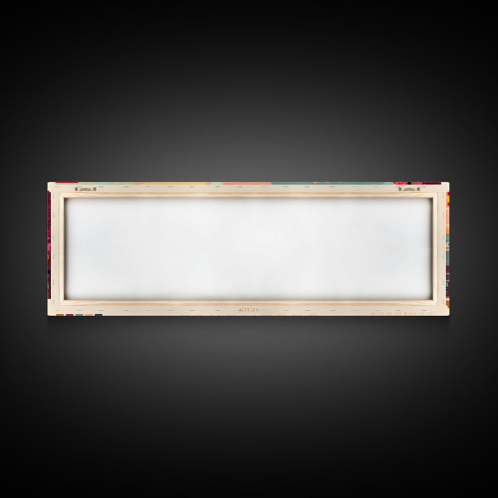 Salamanca Spain Travel Print Wall Art, Panoramic City Art, Travel Art, Wall Decor, Vacation Gift, Framed Canvas Print Or Metal Art