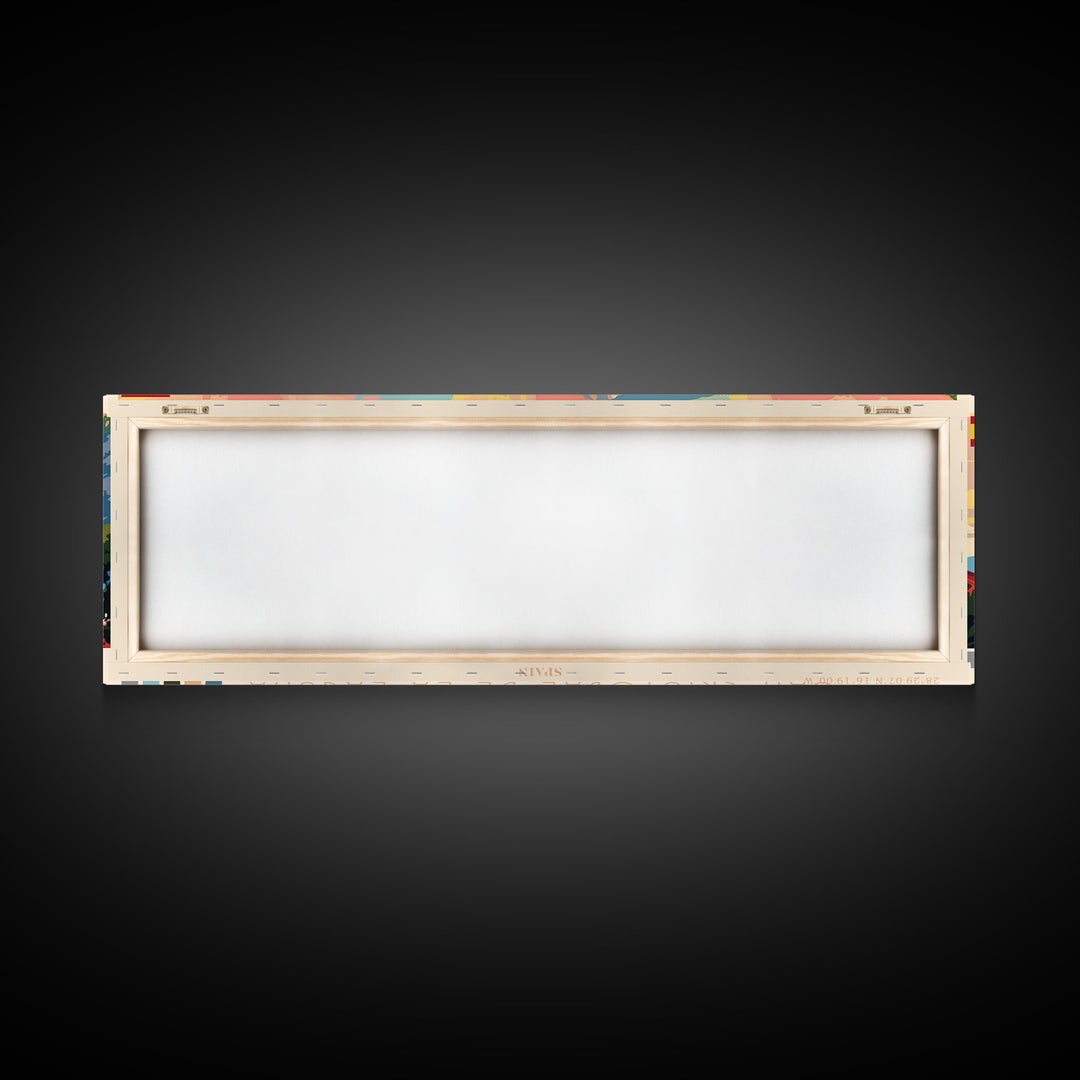 San Cristobal Dominican Republic Travel Art, City Art, Framed Canvas Print or Metal Wall Art, Europe Travel Poster, Panoramic Wall Art, Extra Wide Wall Art