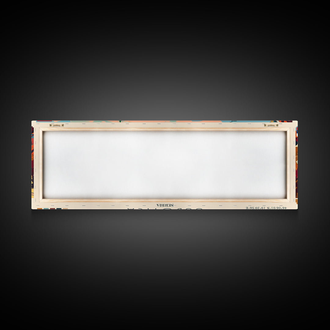 Subotica Serbia Travel Print Wall Art, Panoramic City Art, Travel Art, Wall Decor, Vacation Gift, Framed Canvas Print Or Metal Art