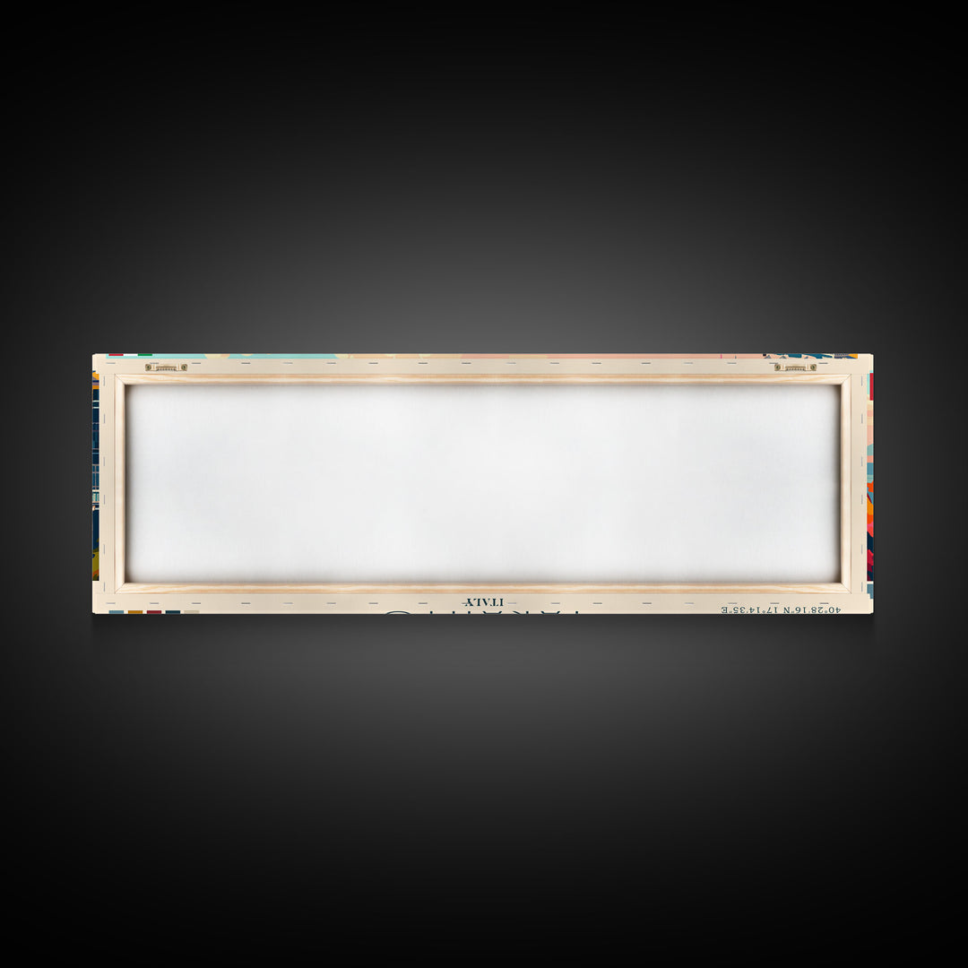 Taranto Italy Travel Art, City Art, Framed Canvas Print or Metal Wall Art, Europe Travel Poster, Panoramic Wall Art, Extra Wide Wall Art