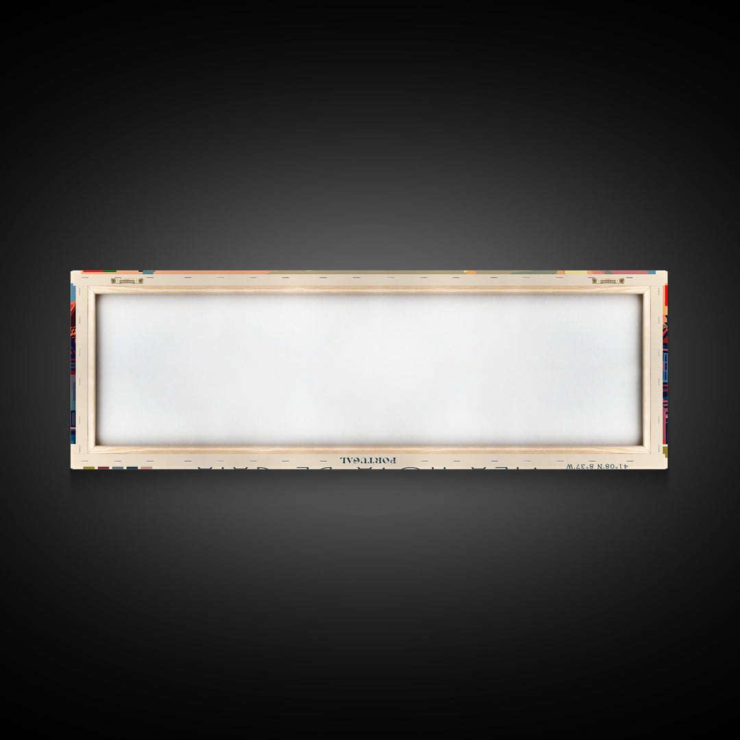 Vila Nova de Gaia Portugal Travel Print Wall Art, Panoramic City Art, Travel Art, Wall Decor, Vacation Gift, Framed Canvas Print Or Metal Art