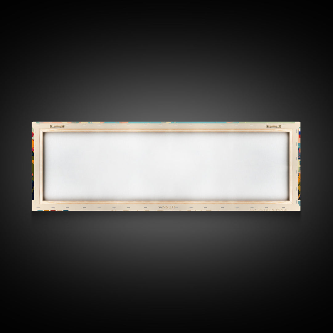 Vladivostok Russia Travel Print Wall Art, Panoramic City Art, Travel Art, Wall Decor, Vacation Gift, Framed Canvas Print Or Metal Art