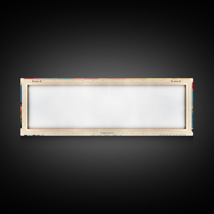 Vlore Albania Travel Art, City Art, Framed Canvas Print or Metal Wall Art, Europe Travel Poster, Panoramic Wall Art, Extra Wide Wall Art