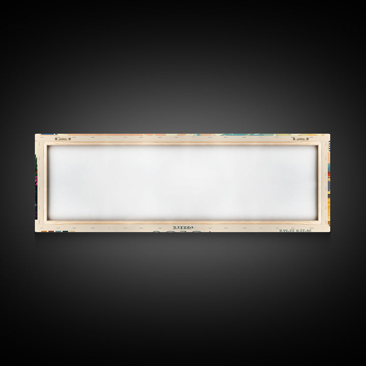 Volos Greece Travel Print Wall Art, Panoramic City Art, Travel Art, Wall Decor, Vacation Gift, Framed Canvas Print Or Metal Art