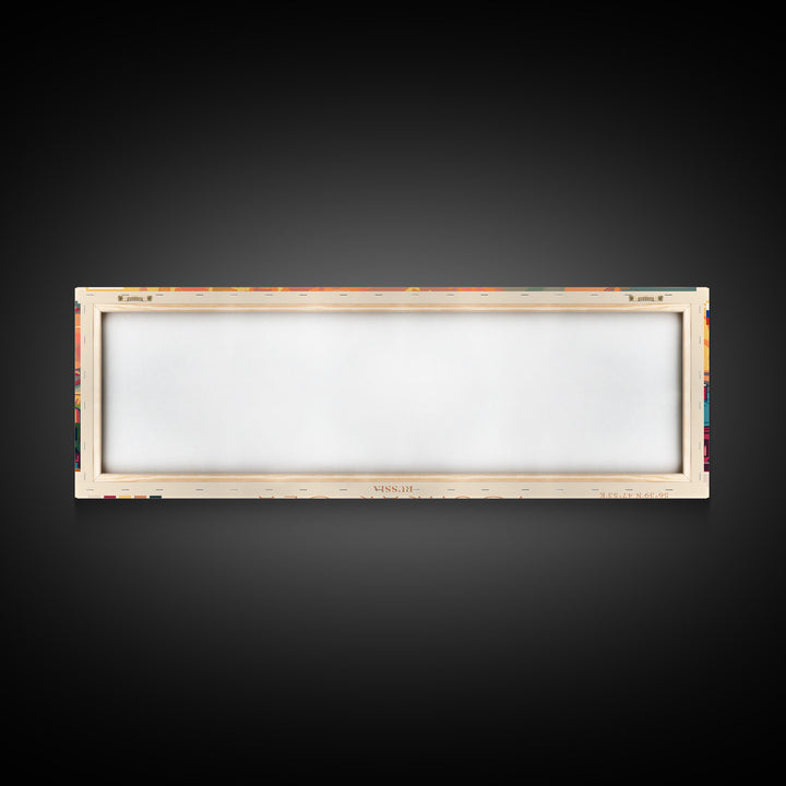 Yoshkar Ola Russia Panoramic Travel Poster, Framed Canvas Print or Metal Wall Art, Travel Art, Home Decor, Panoramic Painting, Midcentury Art