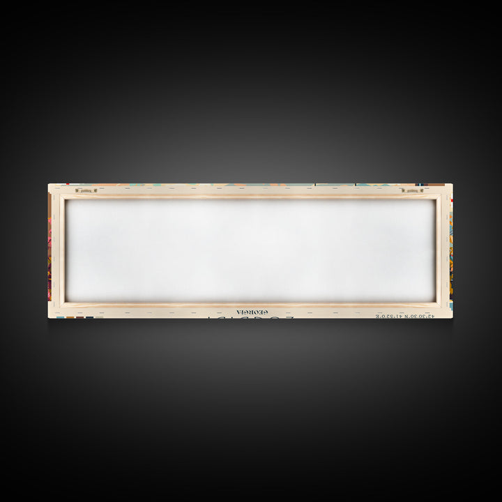 Zugdidi Georgia Travel Print Wall Art, Panoramic City Art, Travel Art, Wall Decor, Vacation Gift, Framed Canvas Print Or Metal Art