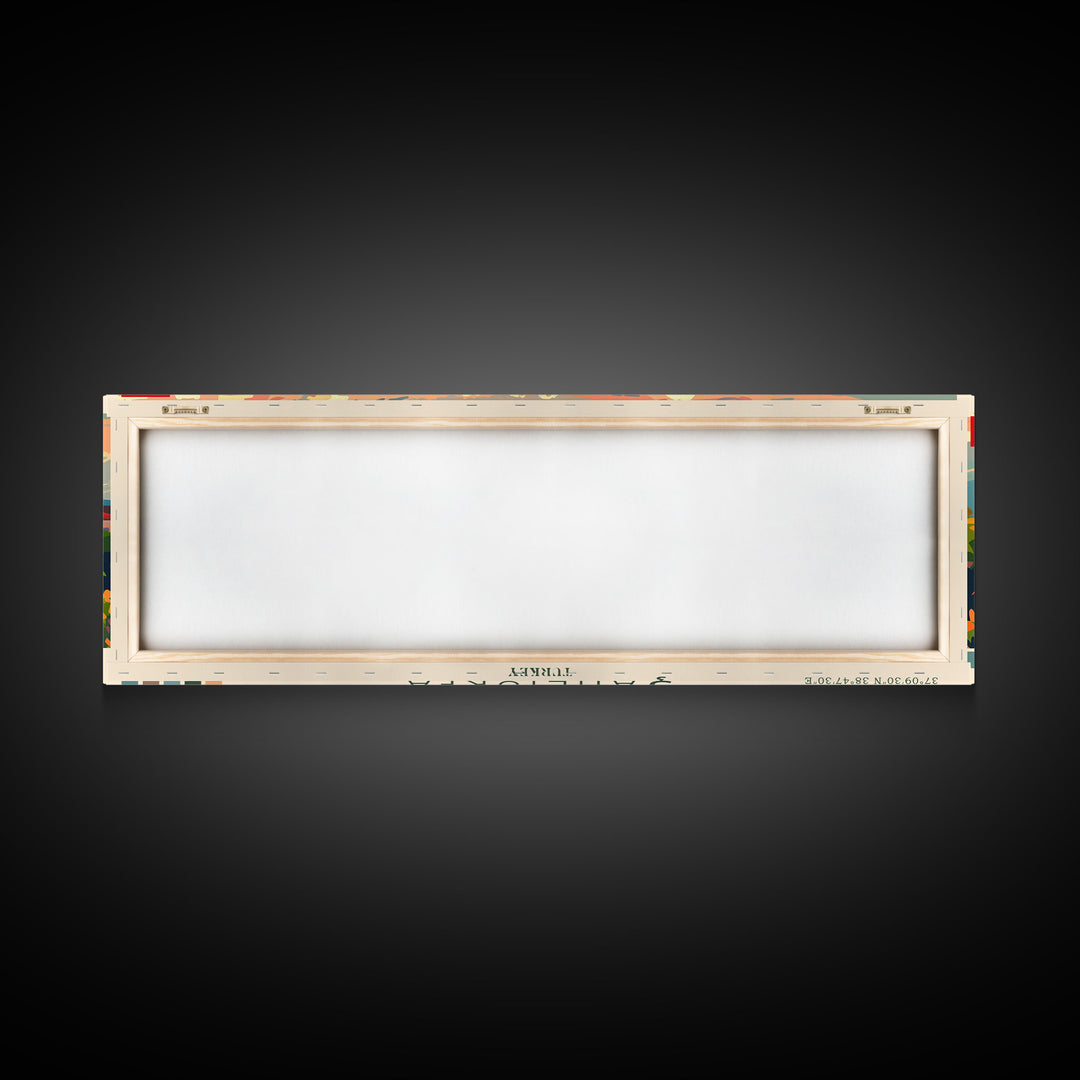 Sanliurfa Turkey Travel Art, City Art, Framed Canvas Print or Metal Wall Art, Europe Travel Poster, Panoramic Wall Art, Extra Wide Wall Art