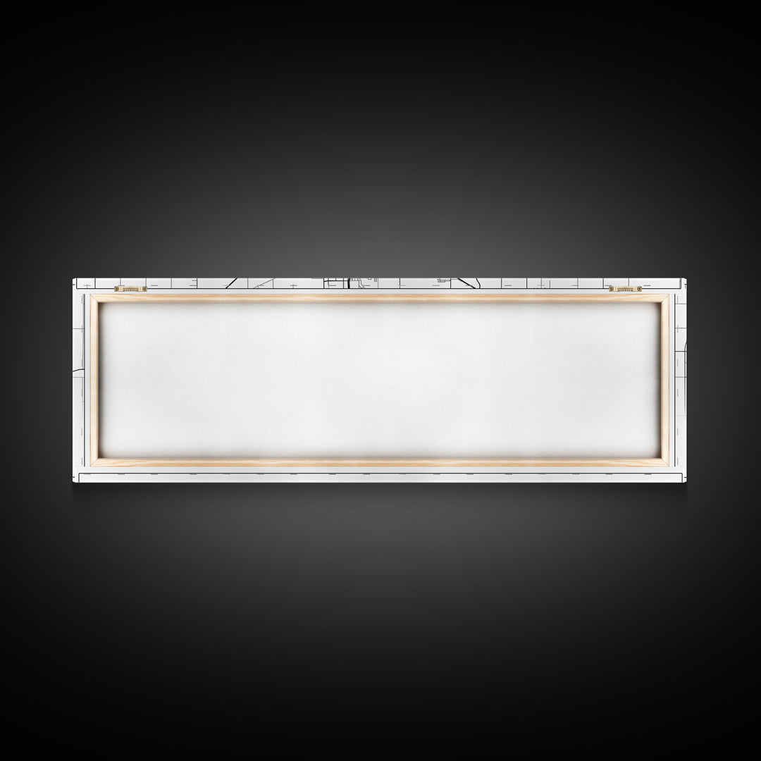 Panoramic Lubbock City Map, Texas Art, Map Print, Minimalist Wall Art, Canvas Art, Housewarming Gift, Street Map Art, Closing Gift