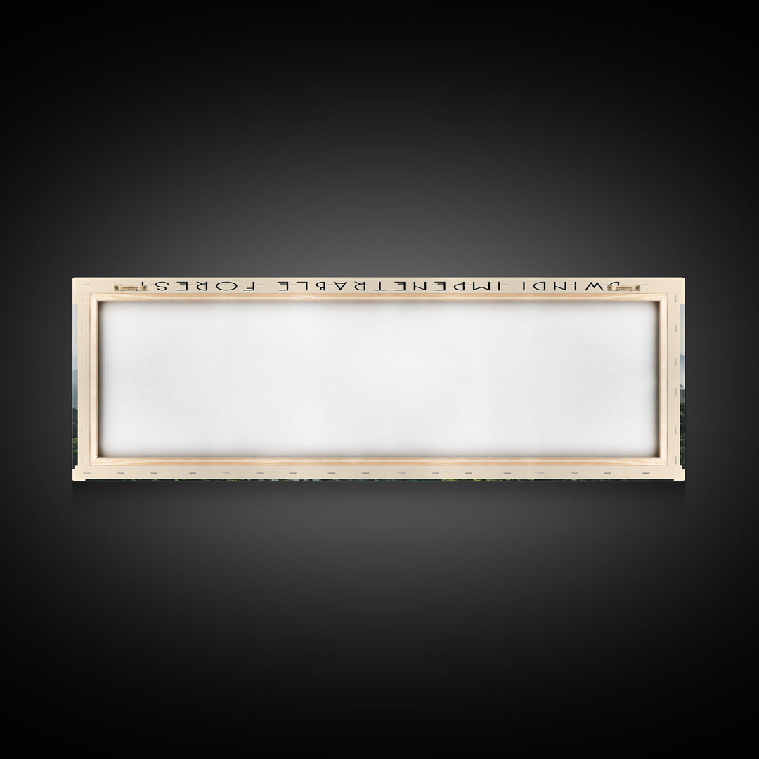 Bwindi Impenetrable Forest Wall Art Travel Poster Print, Gift For Travel Lover, Vacation Gift, COUNTRY Wall Art, Home Decor, Original Art