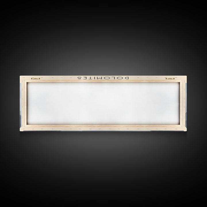 Dolomites Framed Canvas Print Travel Poster | Wall Art | Home Decor | Gift For Travel Lover | Wall Hanging | Original Art