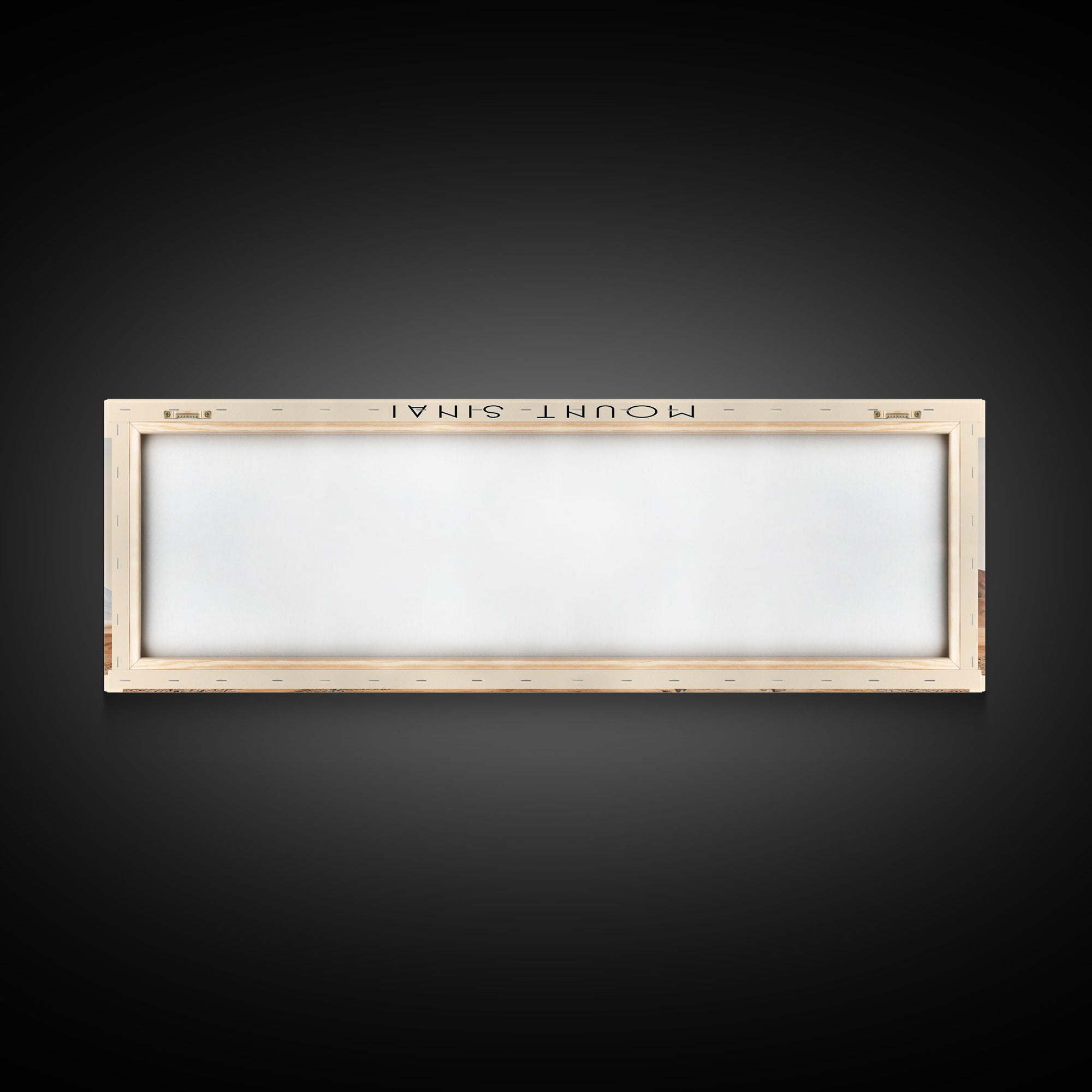 Mount Sinai Retro Style Travel Poster - Framed Canvas Print - COUNTRY Travel Decor | Vintage Style Home Decor - Travel Print - Wall Art