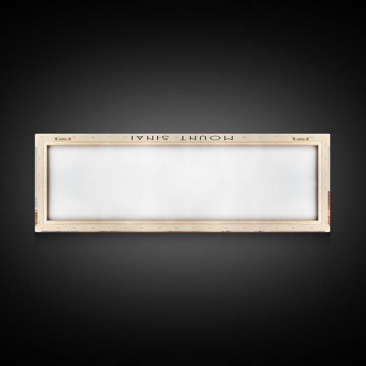 Mount Sinai Retro Style Travel Poster - Framed Canvas Print - COUNTRY Travel Decor | Vintage Style Home Decor - Travel Print - Wall Art