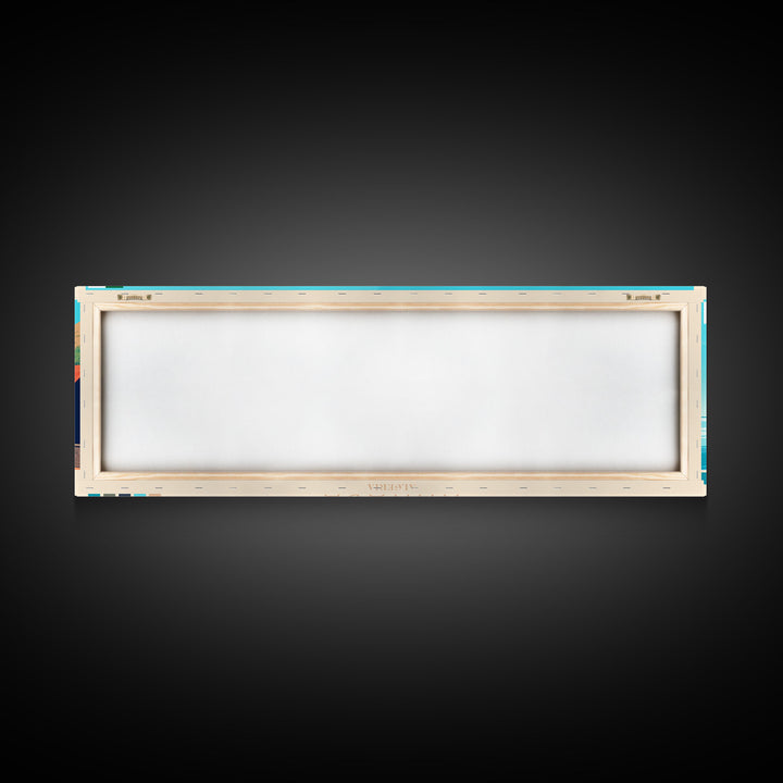 Annaba, Algeria Travel Poster Panoramic Canvas Print, Annaba, Algeria Painting, Algeria Art, Annaba Travel Art, Guest Room Painting