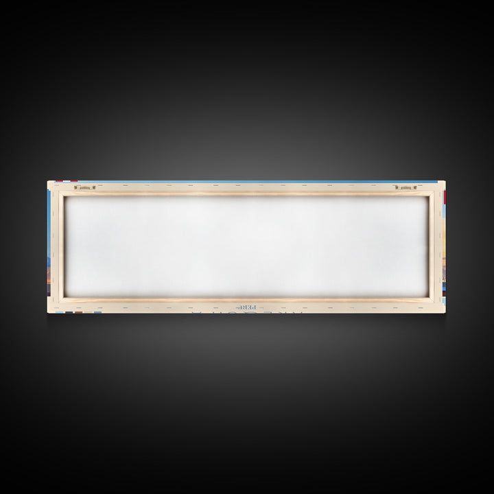 Arequipa, Peru Travel Poster Panoramic Canvas Print, Arequipa, Peru Painting, Peru Art, Arequipa Travel Art, Guest Room Painting