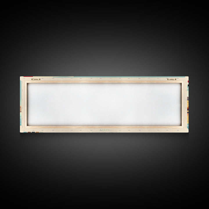 Aswan, Egypt Travel Poster Panoramic Canvas Print, Aswan, Egypt Painting, Egypt Art, Aswan Travel Art, Guest Room Painting