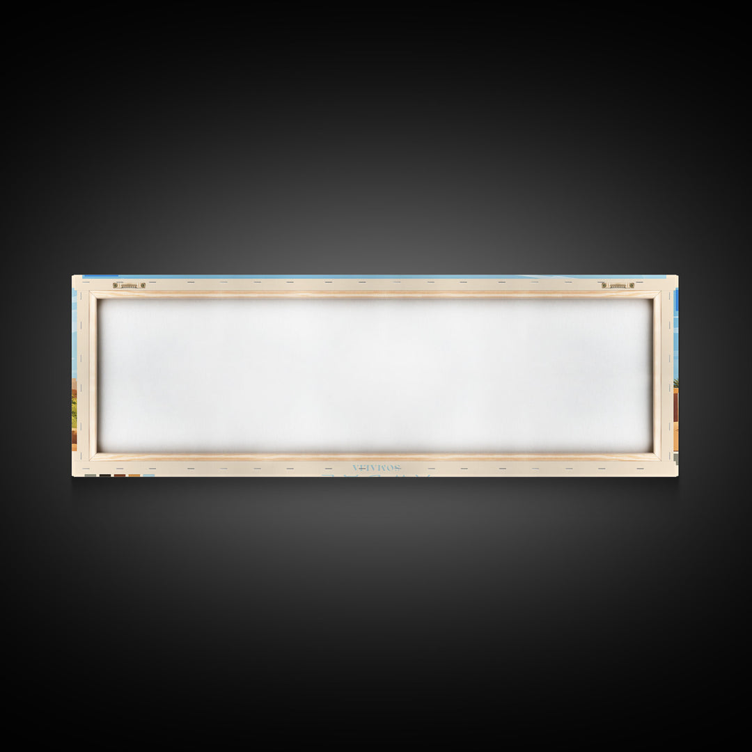 Awdal, Somalia Panoramic Travel Poster Canvas Print, Awdal, Somalia Painting, Somalia Art, Awdal Panoramic Travel Art, Travel Painting